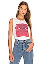 view 1 of 4 Budweiser Label Tank in Vintage White
