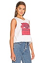 view 2 of 4 Budweiser Label Tank in Vintage White
