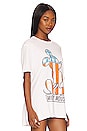 view 3 of 5 Mickey Stripes Tee in Vintage White