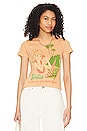 view 1 of 4 Barbie's Hawaiian Holiday Tee in Musk Mellow