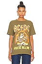 view 1 of 4 Acdc Dog Tee in Burnt Olive