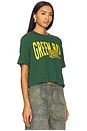 view 2 of 4 Packers Dual Threat Mock Neck Crop Tee in Green