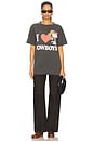 view 4 of 4 I Love Cowboy Snoopy Tee in Vintage Black