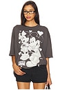 view 1 of 5 Mickey & Minnie Oversized Tee in Vintage Black