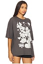 view 3 of 5 Mickey & Minnie Oversized Tee in Vintage Black
