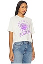 view 2 of 4 Lakers Lakers Mock Crop Tee in White