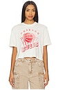 view 1 of 4 Bulls Mock Crop Tee in White