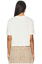 view 3 of 4 Bulls Mock Crop Tee in White
