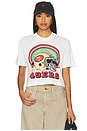 view 1 of 4 49ers Game Time Crop Tee in Vintage White