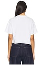 view 4 of 5 Giants Repeat Glitter Crop Tee in White