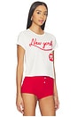 view 2 of 4 T-SHIRT BABY NEW YORK 97 THE VINTAGE BABY TEE in Vintage White