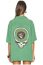 view 4 of 6 Grateful Dead Skull The Camp Shirt in Peridot