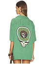 view 5 of 6 Grateful Dead Skull The Camp Shirt in Peridot