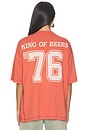 view 3 of 4 CAMISETA KING OF BEERS 99 in Washed Red