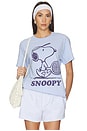 view 1 of 4 CAMISETA SNOOPY TENNIS in Light Blue
