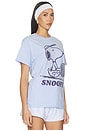 view 2 of 4 CAMISETA SNOOPY TENNIS in Light Blue