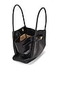 view 4 of 4 Hana Medium Tote Bag in Black Croc