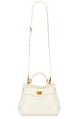 view 1 of 5 Lucia Classic Top Handle Bag in White