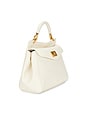 view 4 of 5 Lucia Classic Top Handle Bag in White