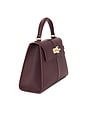 view 4 of 5 Elise Large Top Handle Bag in Claret