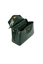 view 5 of 5 Lucia Classic Top Handle Bag in Green Croc