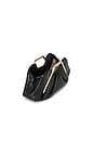 view 4 of 4 BOLSA CLUTCH COM ESTRUTURA DE METAL LILA in Black