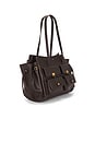 view 3 of 4 Linda Tote Bag in Dark Brown