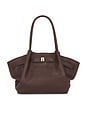 view 1 of 4 Hana Medium Tote Bag in Dark Brown