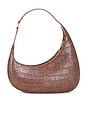 view 2 of 4 Harlee Shoulder Bag in Brown Croc