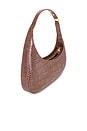 view 4 of 4 Harlee Shoulder Bag in Brown Croc
