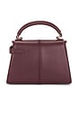 view 3 of 5 Elise Top Handle Bag in Deep Burgundy