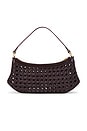 view 2 of 4 Lily Woven Shoulder Bag in Deep Claret