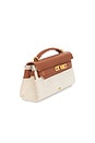 view 4 of 5 Noor Top Handle Bag in Brown Canvas