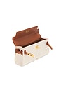 view 5 of 5 Noor Top Handle Bag in Brown Canvas