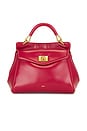view 2 of 5 Lucia Classic Top Handbag in Claret