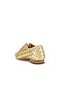 view 3 of 5 Kayla Weave Strap Flat Shoes in Gold