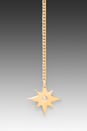 view 3 of 4 Moon & Star Lariat Necklace in Gold in Yellow Gold