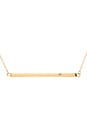 view 2 of 3 Horizontal Bar Necklace with Diamond in Yellow Vermeil