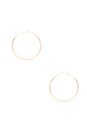 view 1 of 3 Olivia Hoop Earrings in Yellow