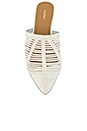 view 4 of 5 Madeira Pointy Basketweave Mule in Ivory