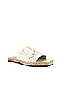 view 2 of 5 Medan Buckled Cotton Espadrille Sandal in Ivory