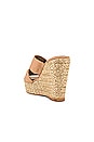 view 3 of 5 Malang Leather Wrap Wedge in Nutmeg