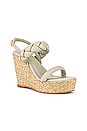 view 2 of 5 Kendari Chunky Braided Wedge in Cement