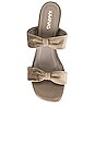 view 4 of 5 Gramercy Velvet Mule in Taupe