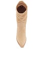 view 4 of 5 Dante Suede Western Bootie in Nutmeg