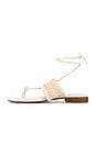 view 5 of 5 Bamboo Wrap-Around Thong in Off White