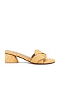 view 1 of 5 Sierra Braided Basketweave Sandals in Caramel