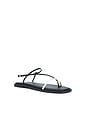 view 2 of 5 Alayta Square Toe Sandal in Black & White