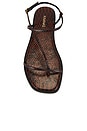 view 4 of 5 Alayta Square Toe Sandal in Snake