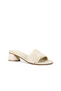 view 2 of 5 Cairo Asymmetric Linen Heel in Oat